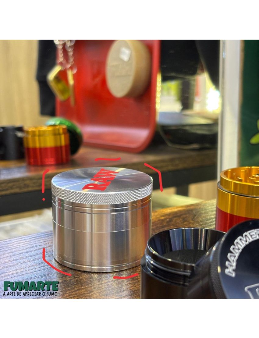 RAW Grinder de Metal 4 Partes